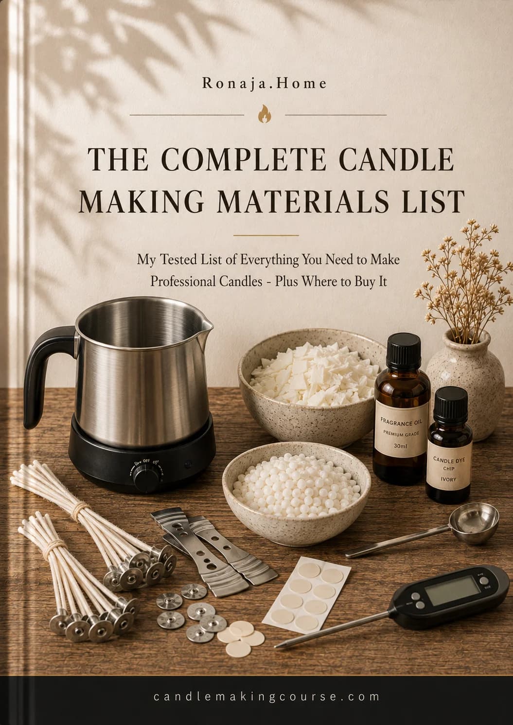 The Complete Candle Making Materials List
