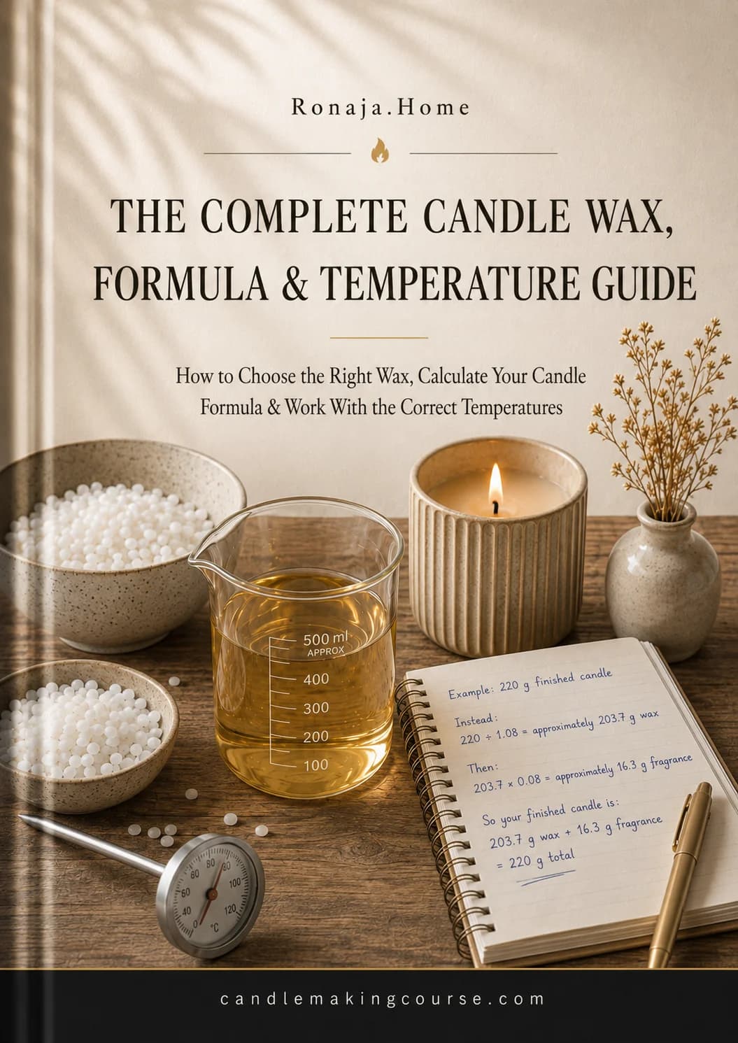 The Complete Candle Wax, Formula & Temperature Guide